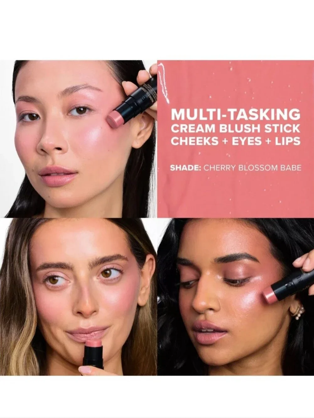 NUDESTIX Nudies Bloom Pretty Blush 3-Piece Mini Kit (Shades: Pink, Rose, Coral) - Picture 3 of 10